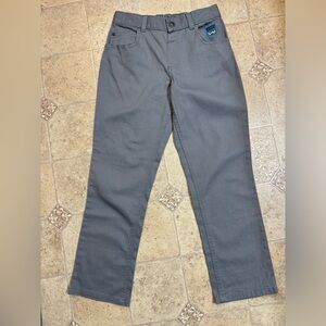 365 Kids Boys Gray Flat Front Casual/Dress Pants Size 8